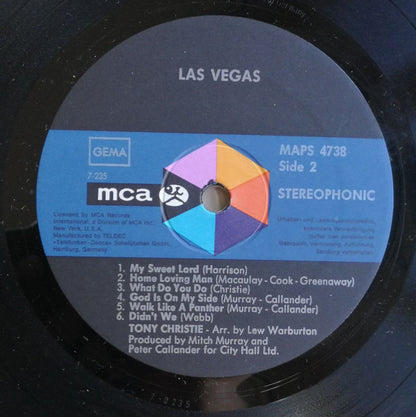 Tony Christie : Las Vegas (LP, Album, Hex)