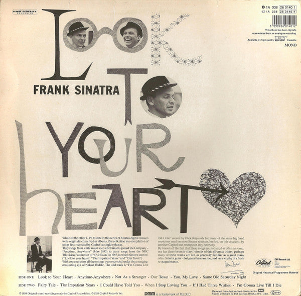 Frank Sinatra : Look To Your Heart (LP, Comp, Mono, RE)