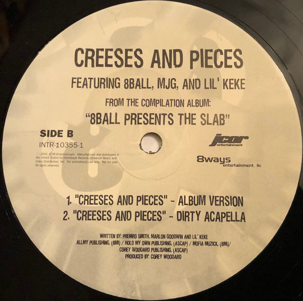 Eightball (3) Presents The Slab : Creeses And Pieces (12", Smplr)