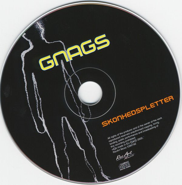 Gnags : Skønhedspletter (CD, Album)