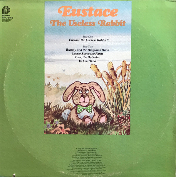 Frank Welker, Glenn Ash : Eustace The Useless Rabbit (LP)