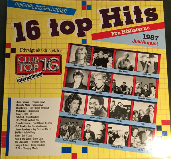 Various : Club Top 16 - Juli/August 87 (LP, Comp)