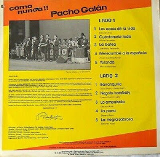 Pacho Galán : Como Nunca!! (LP, Album)