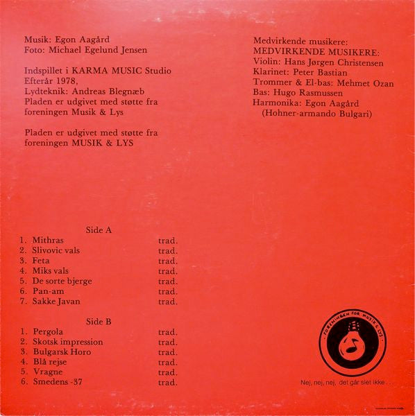 Egon Ågaard : Bulgarsk O. M. Andet (LP, Album)