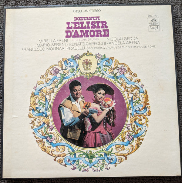 Gaetano Donizetti : L'elisir D'amore (2xLP, Album, RE + Box)