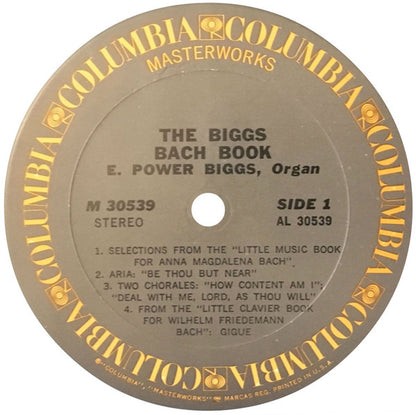 E. Power Biggs / Johann Sebastian Bach : The Biggs Bach Book (LP)