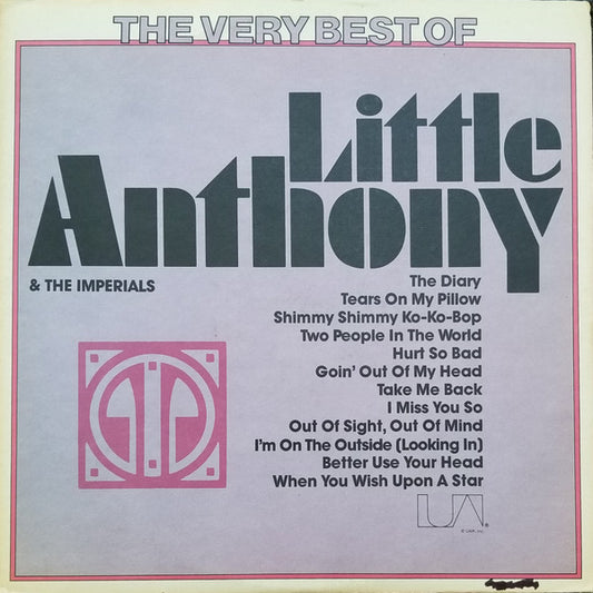 Little Anthony & The Imperials : The Very Best Of Little Anthony & The Imperials (LP, Comp, Mono, All)