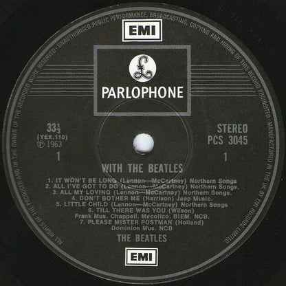 The Beatles : With The Beatles (LP, Album, RE, "Un)