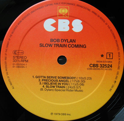 Bob Dylan : Slow Train Coming (LP, Album, RE)