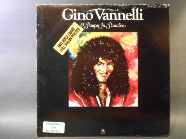 Gino Vannelli : A Pauper In Paradise (LP, Album, Promo)