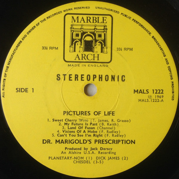 Dr. Marigold's Prescription : Pictures Of Life (LP, Album)