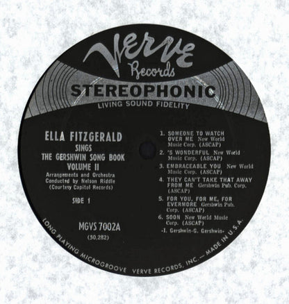 Ella Fitzgerald : Ella Fitzgerald Sings The Gershwin Song Book Vol. 2 (LP)