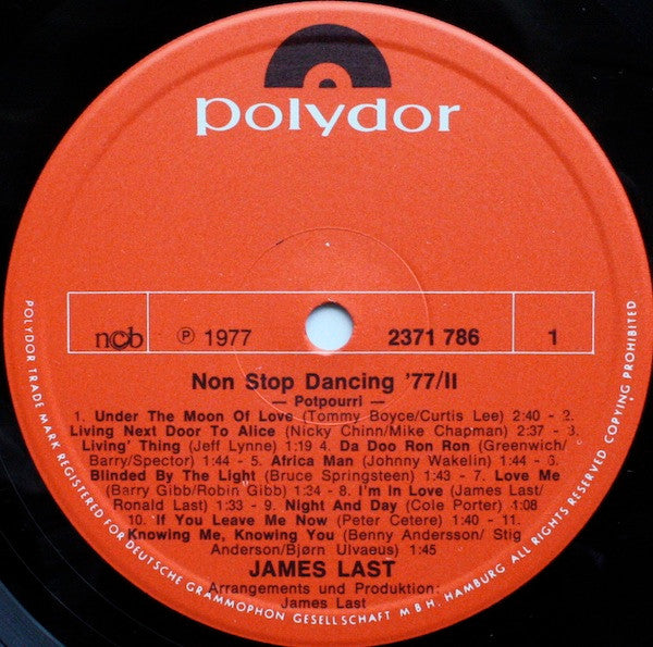 James Last : Non Stop Dancing 1977/2 (LP, Album, Mixed)