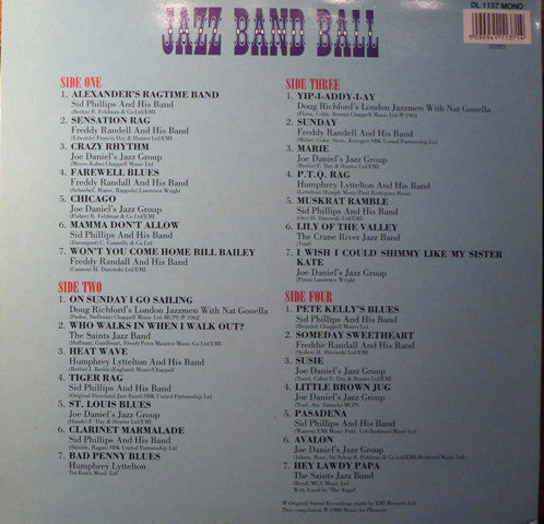 Various : Jazz Band Ball (2xLP, Comp, Mono)