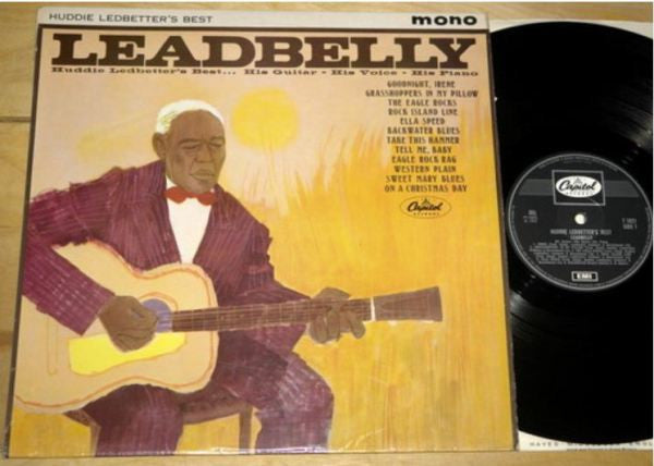 Leadbelly : Huddie Ledbetter's Best... His Guitar - His Voice - His Piano (LP, Comp, Mono, RE)