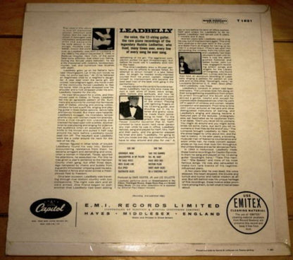 Leadbelly : Huddie Ledbetter's Best... His Guitar - His Voice - His Piano (LP, Comp, Mono, RE)