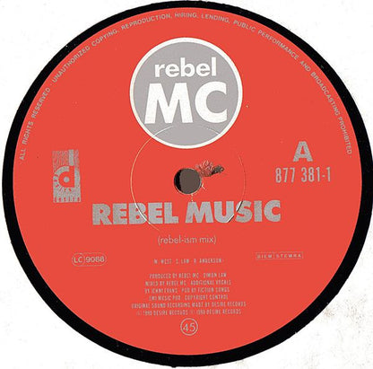 Rebel MC : Rebel Music (12")