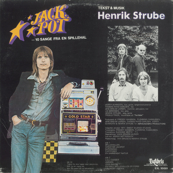 Henrik Strube : Jackpot (10 Sange Fra En Spillehal) (LP, Album)