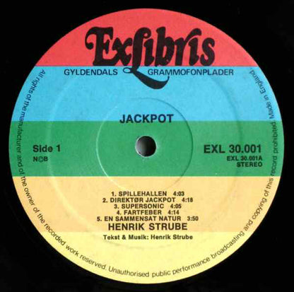 Henrik Strube : Jackpot (10 Sange Fra En Spillehal) (LP, Album)