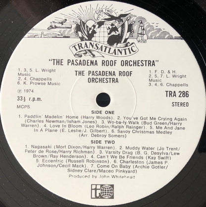 The Pasadena Roof Orchestra : The Pasadena Roof Orchestra (LP, Album, Por)