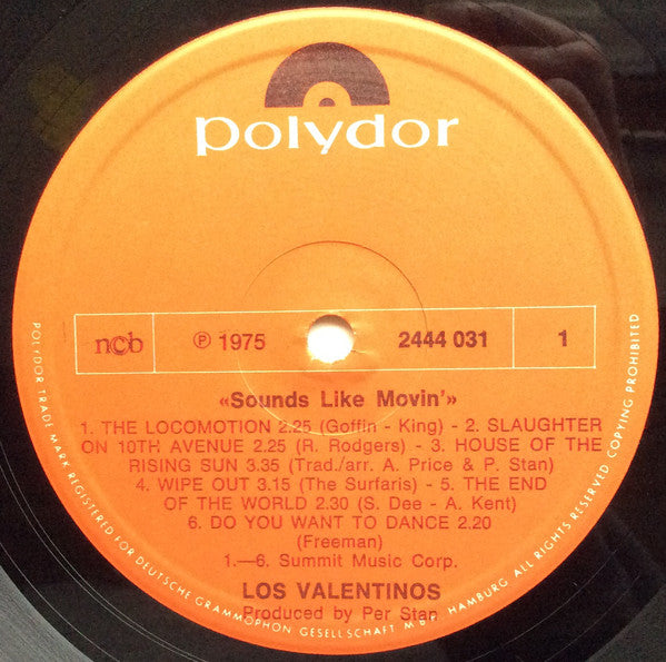 Los Valentinos : Sounds Like Movin' (LP, Album)