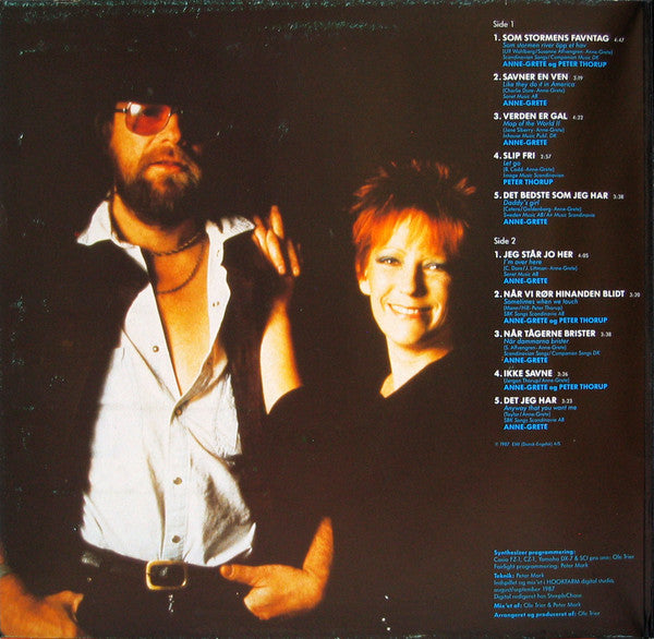 Anne Grete Med Peter Thorup : Verden Er Gal (LP, Album)