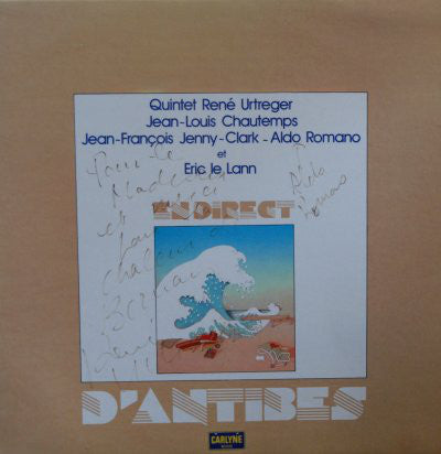 Quintet René Urtreger - Jean-Louis Chautemps, J.-F. Jenny-Clark, Aldo Romano Et Eric Le Lann : En Direct D'Antibes (LP, Album)