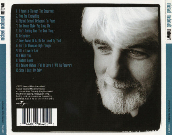 Michael McDonald : Motown (CD, Album)