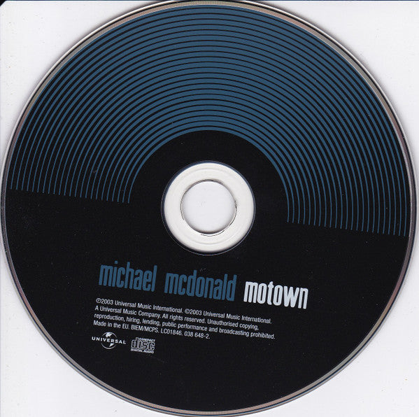 Michael McDonald : Motown (CD, Album)