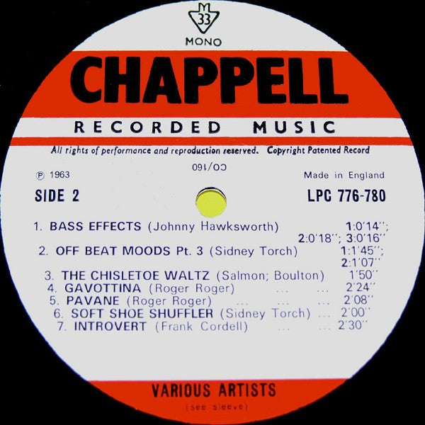 Various : Chappell Recorded Music (LP)