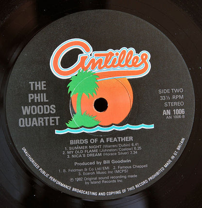 The Phil Woods Quartet : Birds Of A Feather (LP, Album)