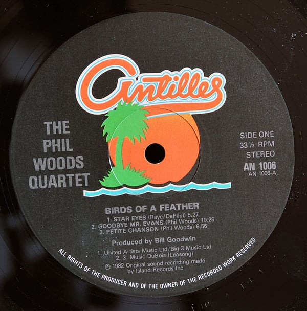 The Phil Woods Quartet : Birds Of A Feather (LP, Album)