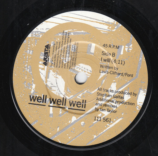 Well Well Well : Revolution (7", Single)