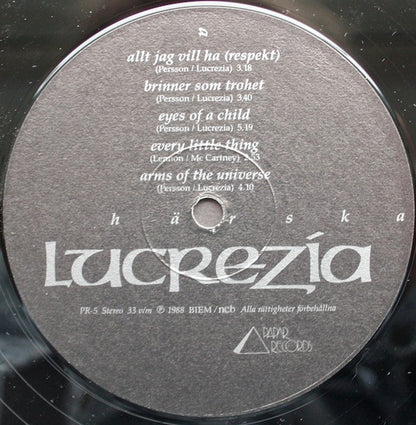 Lucrezia (2) : Härskarinna (LP, Album)