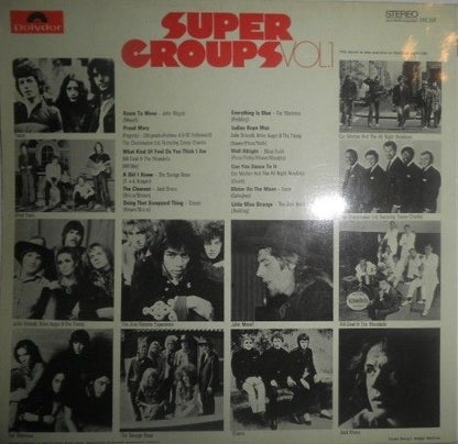 Various : Super Groups Vol.1 (LP, Mono, Smplr)