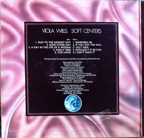 Viola Wills : Soft Centers (LP, Album, Gat)