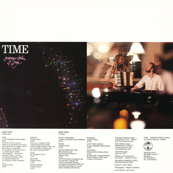 Andrew John & Lissa : Time (LP)