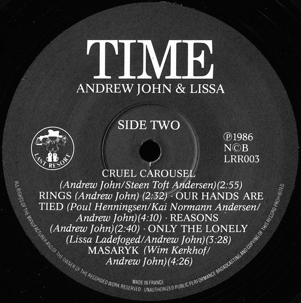 Andrew John & Lissa : Time (LP)