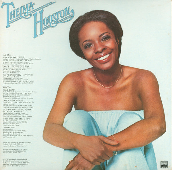 Thelma Houston : Any Way You Like It (LP, Album)