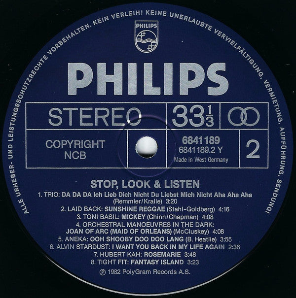 Various : Stop, Look & Listen (LP, Comp, Club)