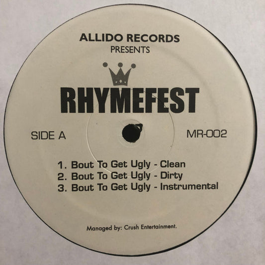 Rhymefest : Bout to Get Ugly (12")