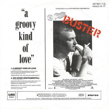 Phil Collins : A Groovy Kind Of Love (7", Single)