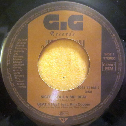 Beat 4 Feet Feat. Kim Cooper : Sister Soul & Mr. Beat (7", Single)