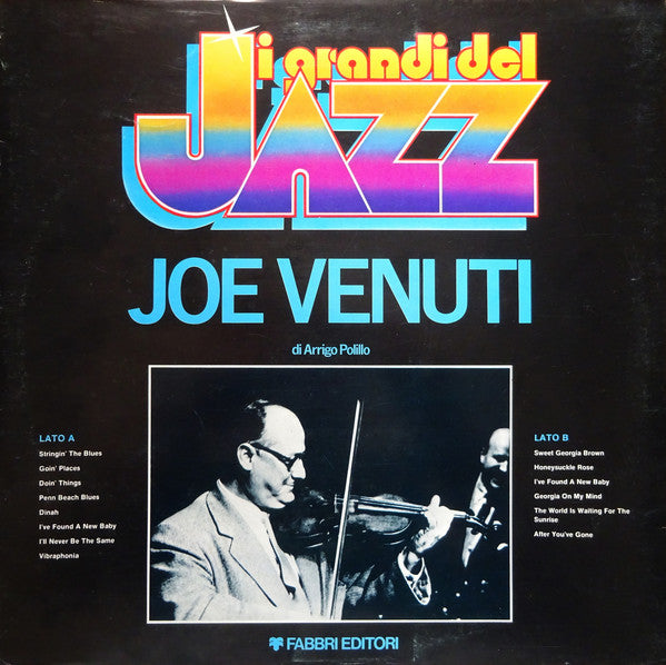 Joe Venuti : Joe Venuti (LP, Comp, Mono)