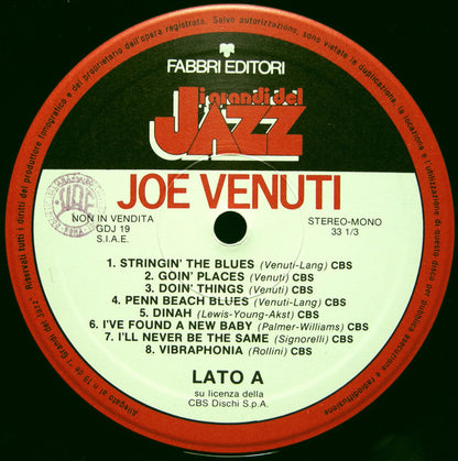 Joe Venuti : Joe Venuti (LP, Comp, Mono)