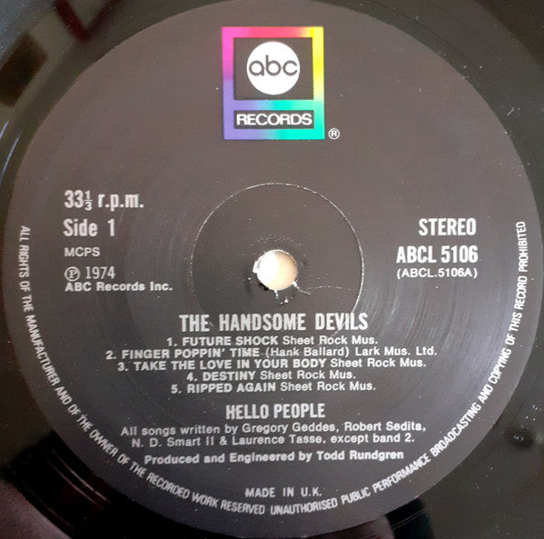 Hello People : The Handsome Devils (LP, Album)