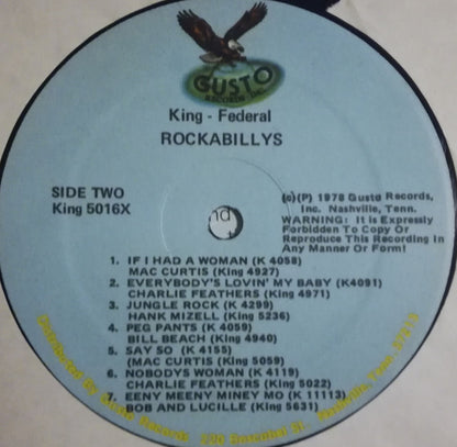 Various : King-Federal Rockabillys (LP, Comp)