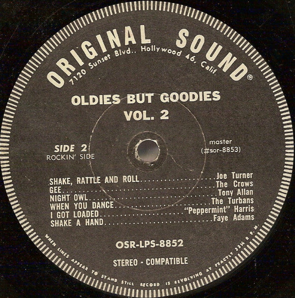 Various : Oldies But Goodies Vol. II (LP, Comp)