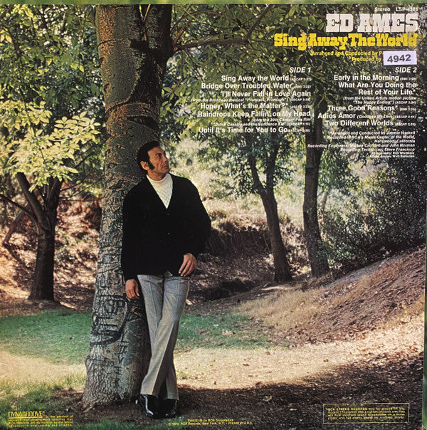 Ed Ames : Sing Away The World (LP, Album)