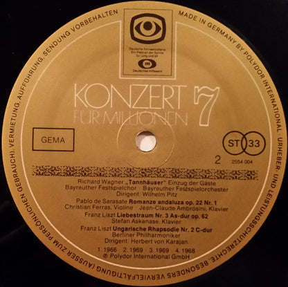 Various : Konzert Für Millionen 7 (LP, Comp)